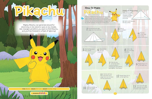 Pokemon Origami: Fold Your Own Pokemon 3 Activity Books Collection Set - Ages 7-9 - Paperback 7-9 Scholastic