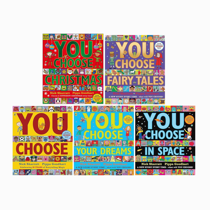 You Choose Series By Pippa Goodhart Illustrated 5 Books Children's Collection Set - Ages 3+ - Paperback 3-5 Penguin Random House