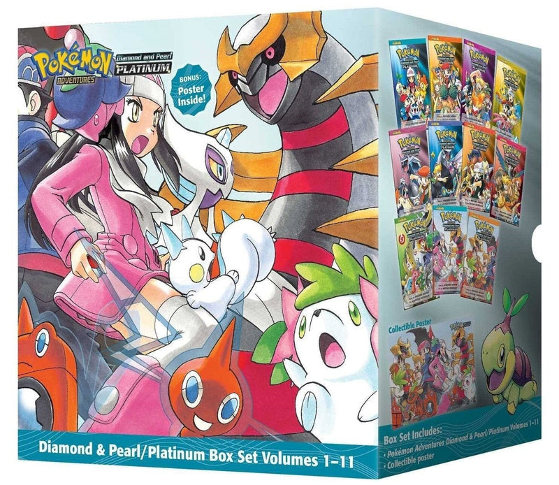 Pokemon Adventures Diamond & Pearl/Platinum Vol. 1-11 Box Set By Hidenori Kusaka - 7+ - Paperback 7-9 Viz Media, Subs. of Shogakukan Inc