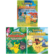 Pokemon Origami: Fold Your Own Pokemon 3 Activity Books Collection Set - Ages 7-9 - Paperback 7-9 Scholastic