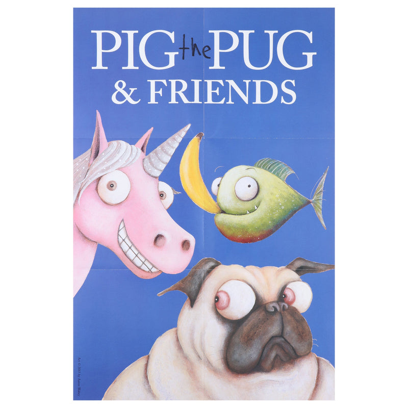 Pig The Pug & Friends by Aaron Blabey 9 Books Boxed Set (Includes Exclusive Poster!) - Ages 3+ - Paperback 3-5 Scholastic