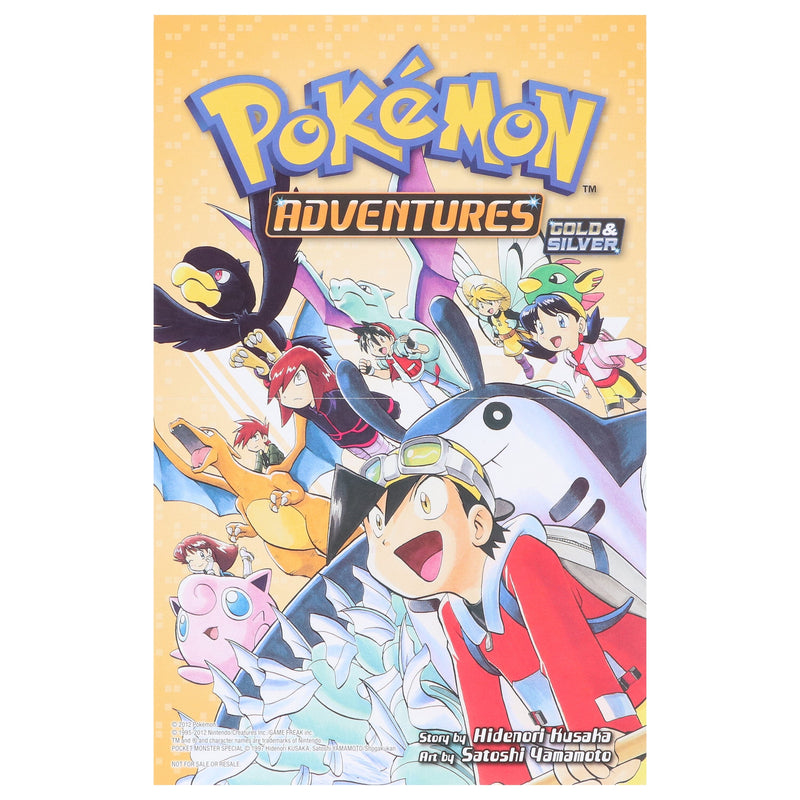 Pokemon Adventures (Vols. 8-14) Gold & Silver Box Set by Hidenori Kusaka - Manga - Paperback Graphic Novels Viz Media, LLC