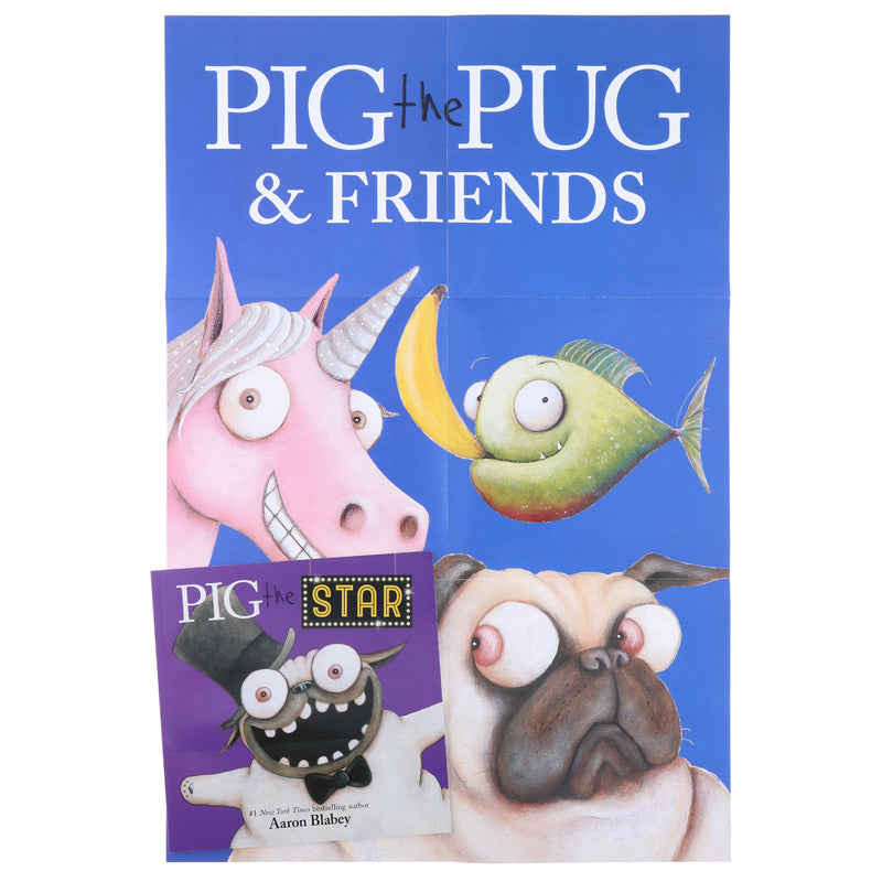 Pig The Pug & Friends by Aaron Blabey 9 Books Boxed Set (Includes Exclusive Poster!) - Ages 3+ - Paperback 3-5 Scholastic