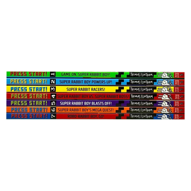 Press Start! Series by Thomas Flintham 7 Books Full-Colour Graphic Novels Collection Set - Ages 5+ - Paperback Graphic Novels Nosy Crow Ltd