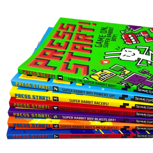 Press Start! Series by Thomas Flintham 7 Books Full-Colour Graphic Novels Collection Set - Ages 5+ - Paperback Graphic Novels Nosy Crow Ltd