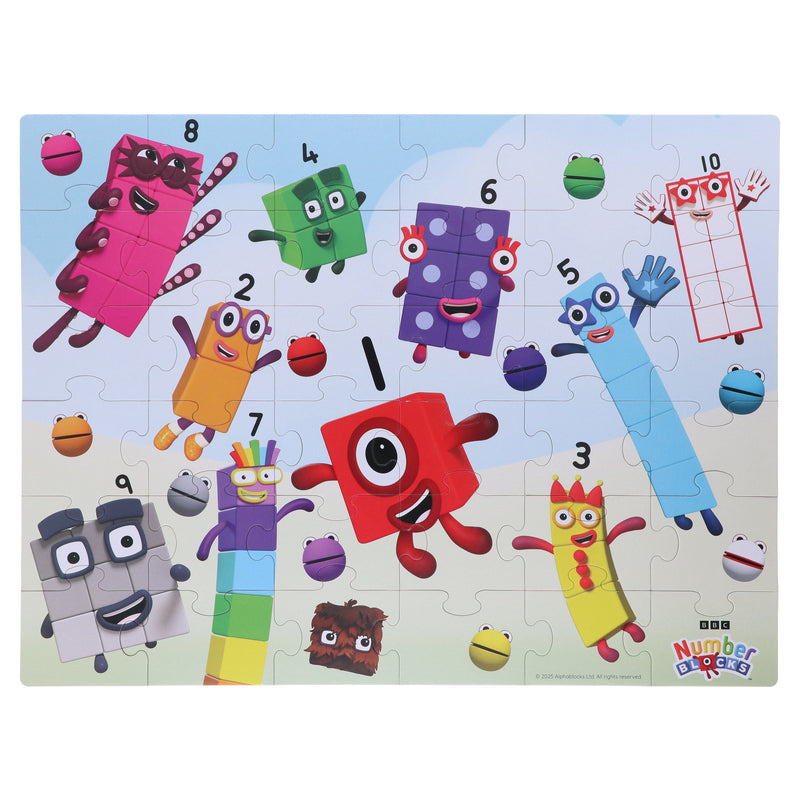 Numberblocks: First Numbers Jigsaw and Book: Learn to count with this Fun Numbers and Giant 36-piece jigsaw! - Ages 3+ - Board Book 3-5 Sweet Cherry Publishing