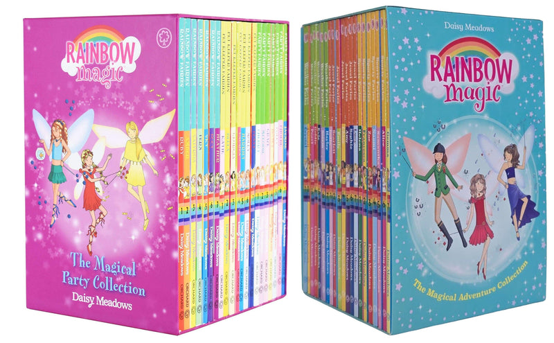 Rainbow Magic The Magical Party and Adventure Series Collection 42 Books Set by Daisy Meadows - Ages 5-7 - Paperback 5-7 Hachette