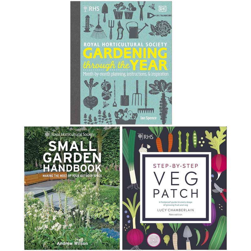 RHS Gardening Through the Year Collection 3 Books Set - Non Fiction - Hardback Non-Fiction DK