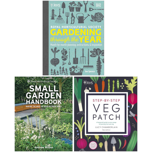 RHS Gardening Through the Year Collection 3 Books Set - Non Fiction - Hardback Non-Fiction DK