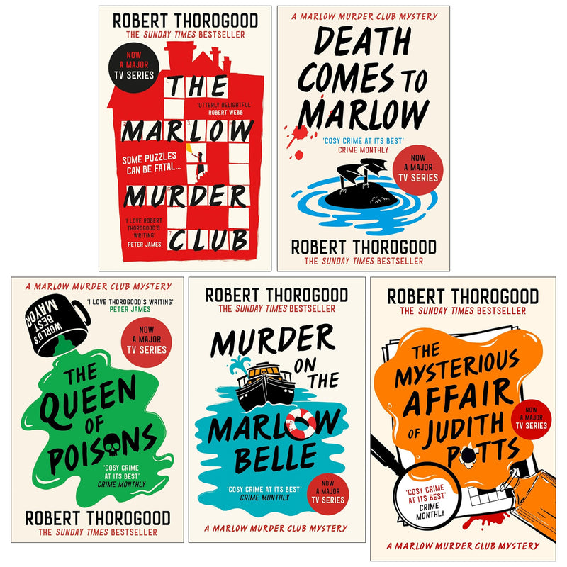 The Marlow Murder Club Mysteries By Robert Thorogood 5 Books Collection Set - Fiction - Paperback/Hardback Fiction HarperCollins Publishers