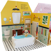 Fold-Out + Play: Doll's House: Build your own 3D house with interactive play pieces and stickers by Ingela P Arrhenius - Ages 4-7 - Board Book 3-5 Nosy Crow Ltd