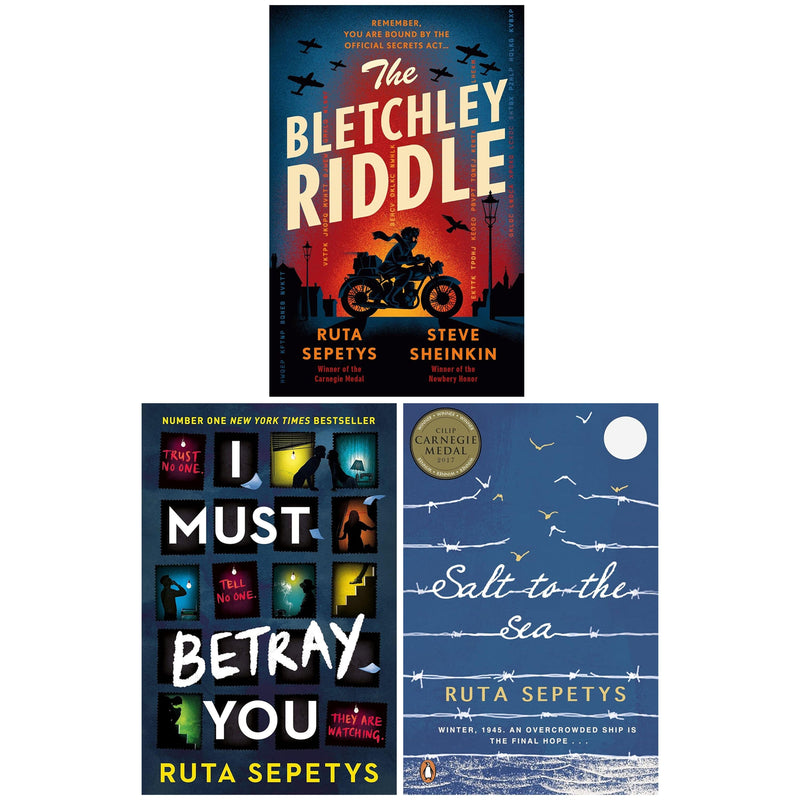 Ruta Sepetys & Steve Sheinkin Collection 3 Books Set - Ages 8+ - Paperback 7-9 Various