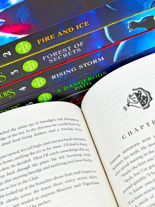Warrior Cats by Erin Hunter: Series 1 & 2 12 Books Collection Set - Ages 8-12 - Paperback B2D DEALS HarperCollins Publishers