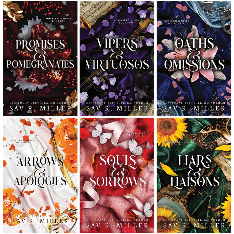 Monsters & Muses Series by Sav R. Miller 6 Books Deluxe Edition Collection Set - Fiction - Paperback Fiction Sourcebooks