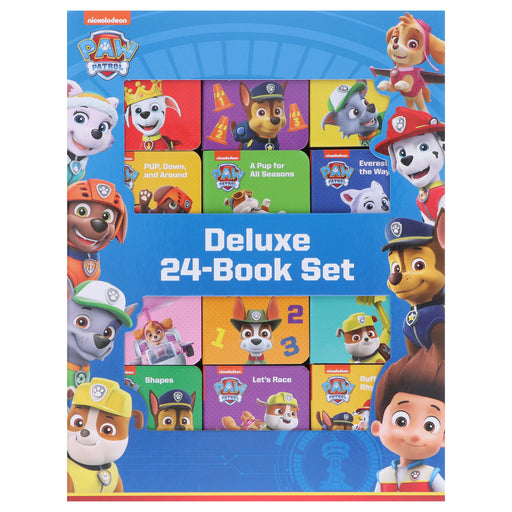 Nickelodeon PAW Patrol Chase, Skye, Marshall, and More! by PI Kids Deluxe 24-Book Set - Ages 0-6 - Board Book 0-5 P I Kids