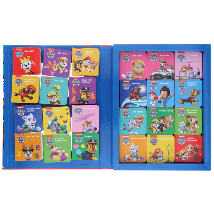 Nickelodeon PAW Patrol Chase, Skye, Marshall, and More! by PI Kids Deluxe 24-Book Set - Ages 0-6 - Board Book 0-5 P I Kids