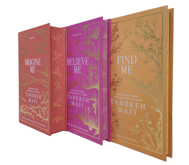 Shatter Me (Book 6-8) Collector's Edition by Tahereh Mafi 3 Book Sprayed Edges Collection Set - Ages 14+ - Hardback