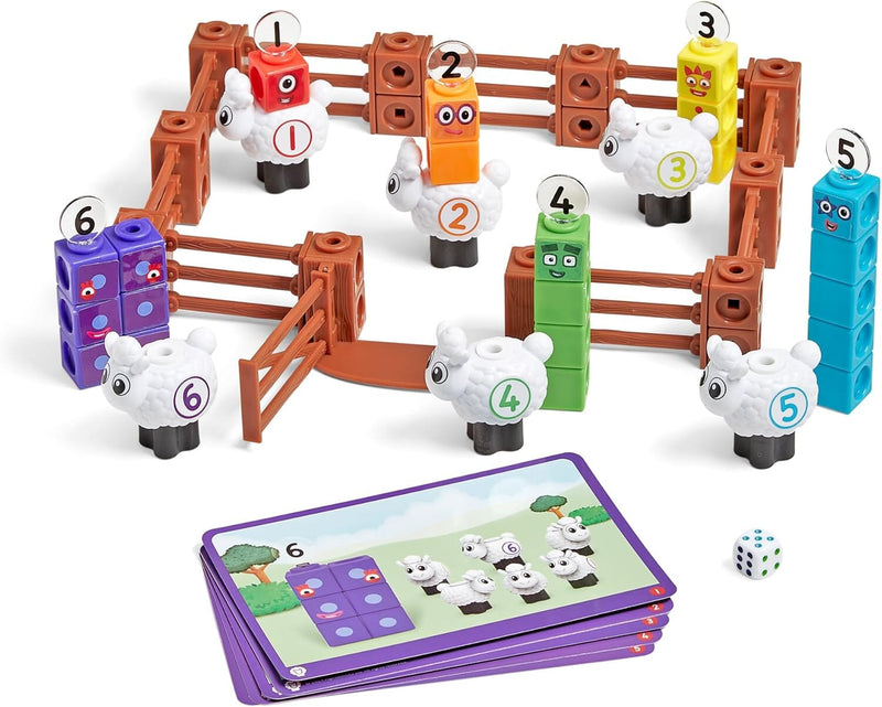 MathLink® Cubes Activity Set Numberblocks® Sheep Farm By Learning Resources - Ages 3+ - Educational Toys Educational Toys Learning Resources