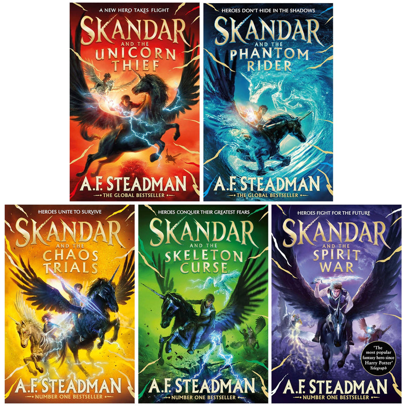 Skandar Series By A.F. Steadman 5 Books Collection Set - Ages 9-12 - Paperback 9-14 Simon & Schuster