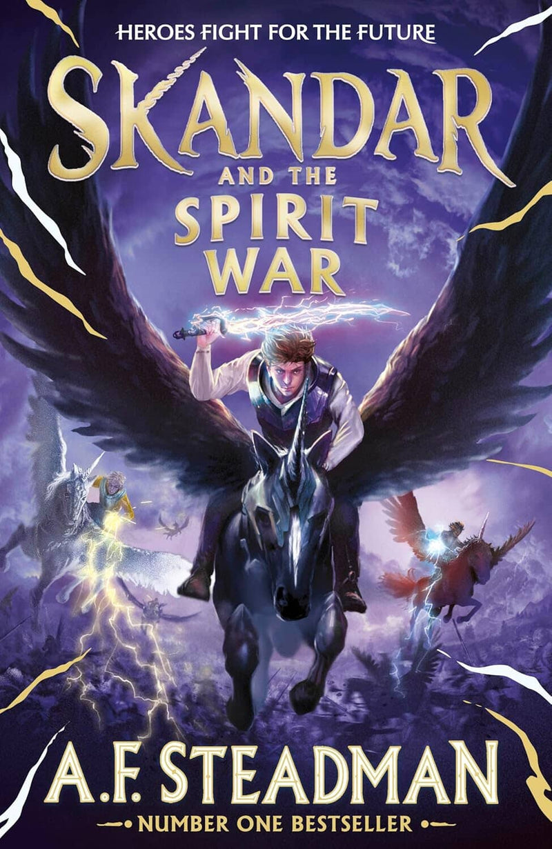 Skandar and the Spirit War (Skandar Series Book 5) by A.F. Steadman - Fiction - Hardback Fiction Simon & Schuster