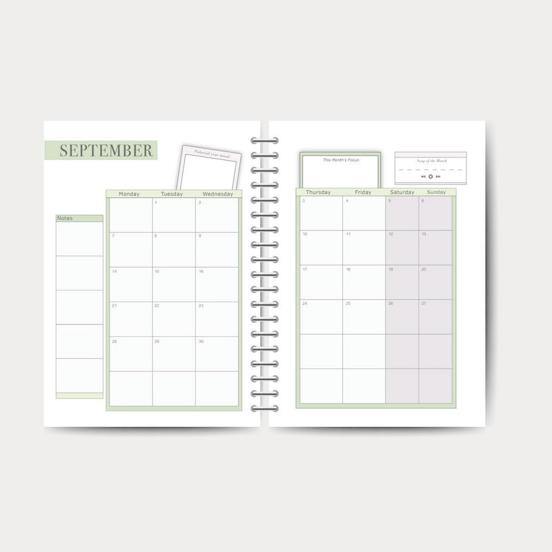 Teacher Planner 2026-2027 - Spiral Bound Hardback Non-Fiction PlannersForTeachers