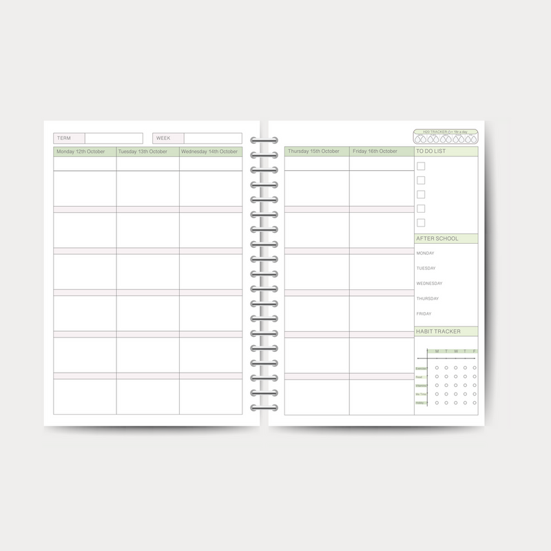 One Lesson At A Time 2026-2027 Teacher Planner - Olive Edition - Spiral Bound Hardback