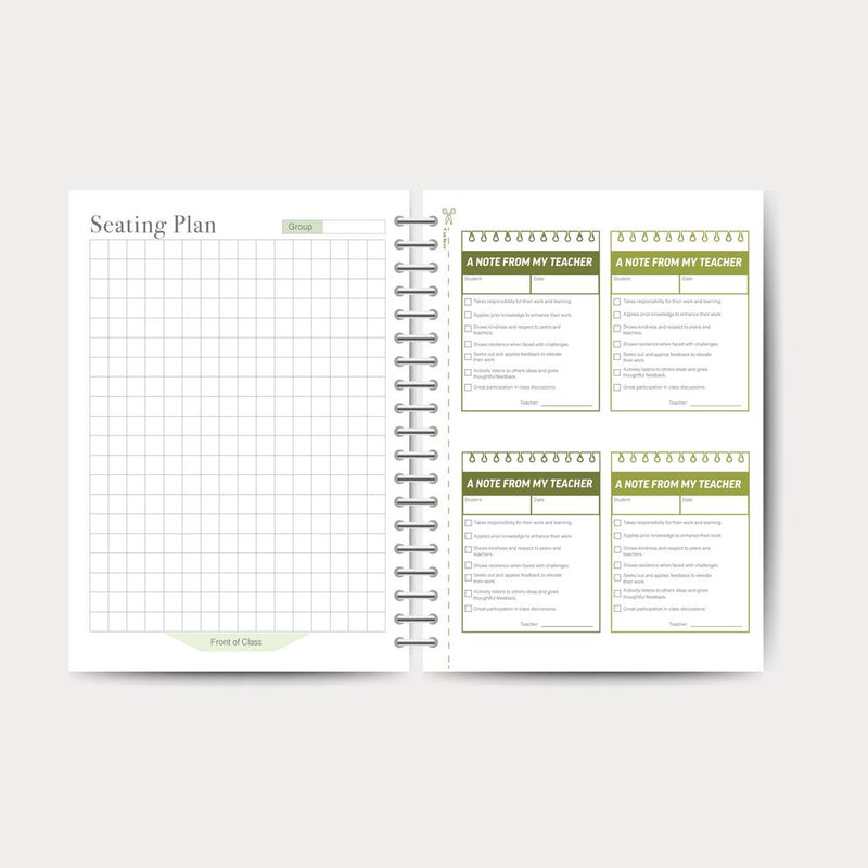 Teacher Planner 2026-2027 - Cocoa Edition - Spiral Bound Hardback Non-Fiction PlannersForTeachers