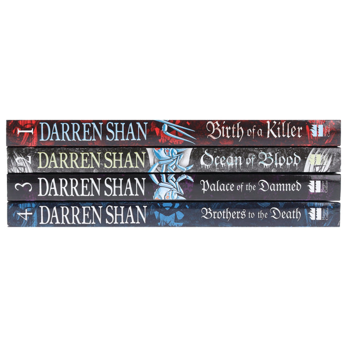 The Saga of Larten Crepsley Series 4 Books Collection Set by Darren Shan - Ages 9 years and up - Paperback 9-14 HarperCollins Publishers