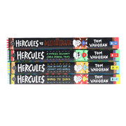 Hercules Series by Tom Vaughan Illustrated 4 Books Collection Set - Ages 8-12 - Paperback 9-14 Scholastic
