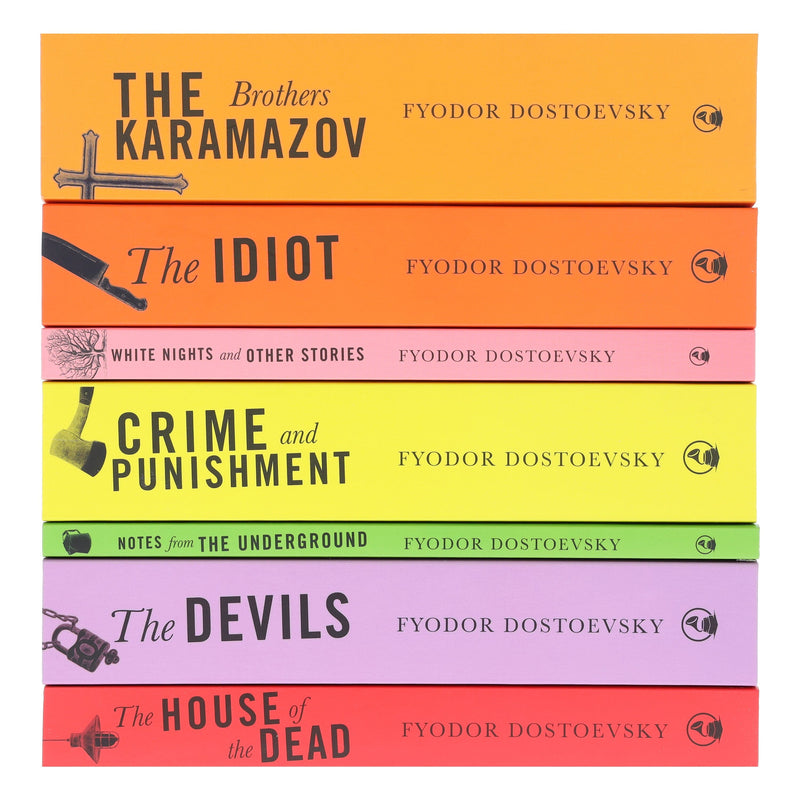 Selected Works of Fyodor Dostoevsky 7 Books Collection Box Set - Fiction - Paperback Fiction Classic Editions