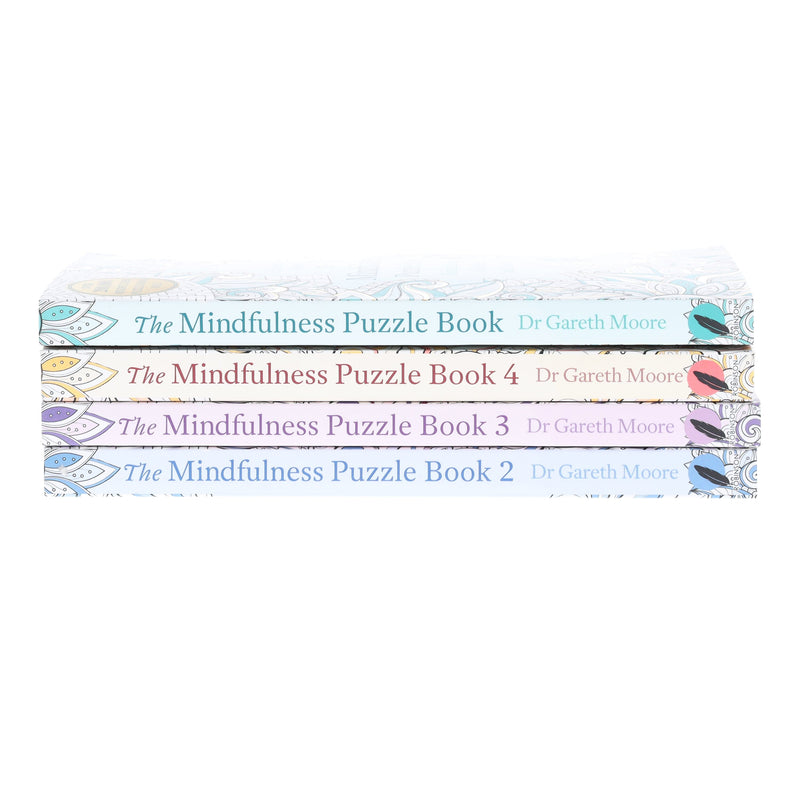 Mindfulness Puzzle Books by Dr Gareth Moore 4 Books Collection Set - Non Fiction - Paperback Non-Fiction Hachette