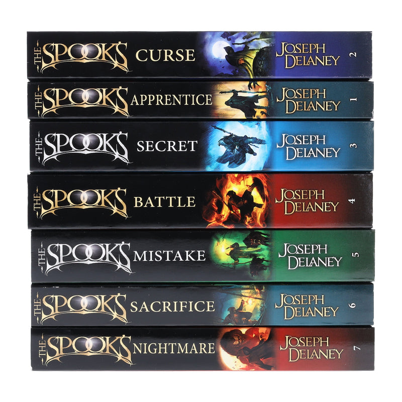 Spooks Wardstone Chronicles By Joseph Delaney 1-7 Books - Age 9+ - Paperback 9-14 Penguin Random House