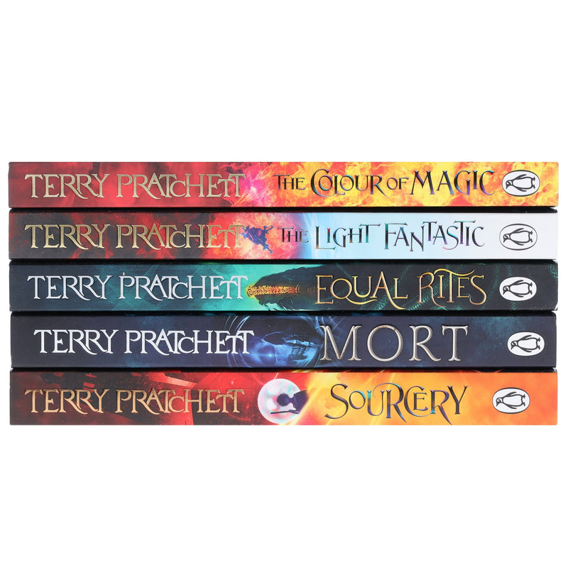 Discworld Series by Terry Pratchett: Book 1-5 Collection Set - Fiction - Paperback Fiction Penguin Random House