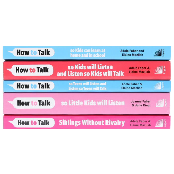 How to Talk Series 5 Books Set By Adele Faber & Elaine Mazlish - Non Fiction - Paperback Non-Fiction Bonnier Books Ltd