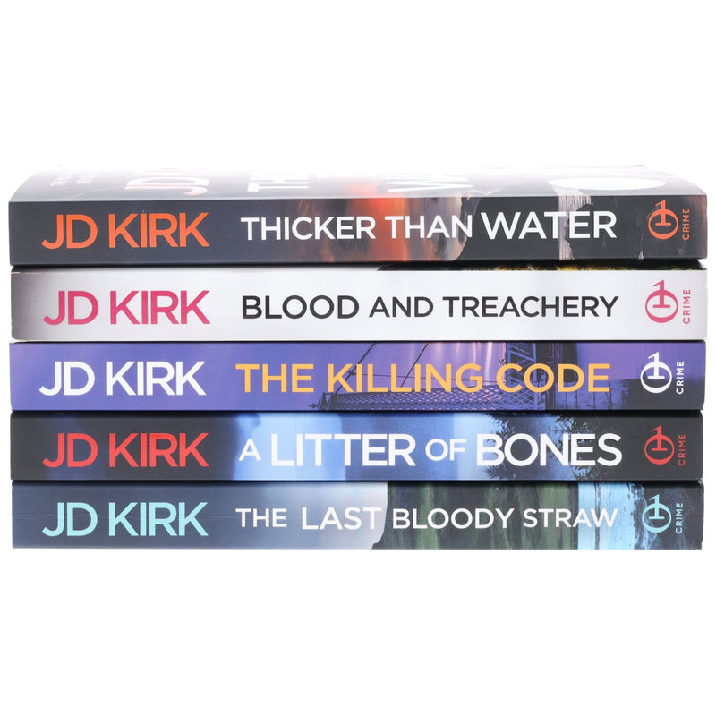 DCI Logan Crime Thrillers (Book 1-5) by JD Kirk 5 Books Collection Set - Fiction - Paperback Fiction Canelo