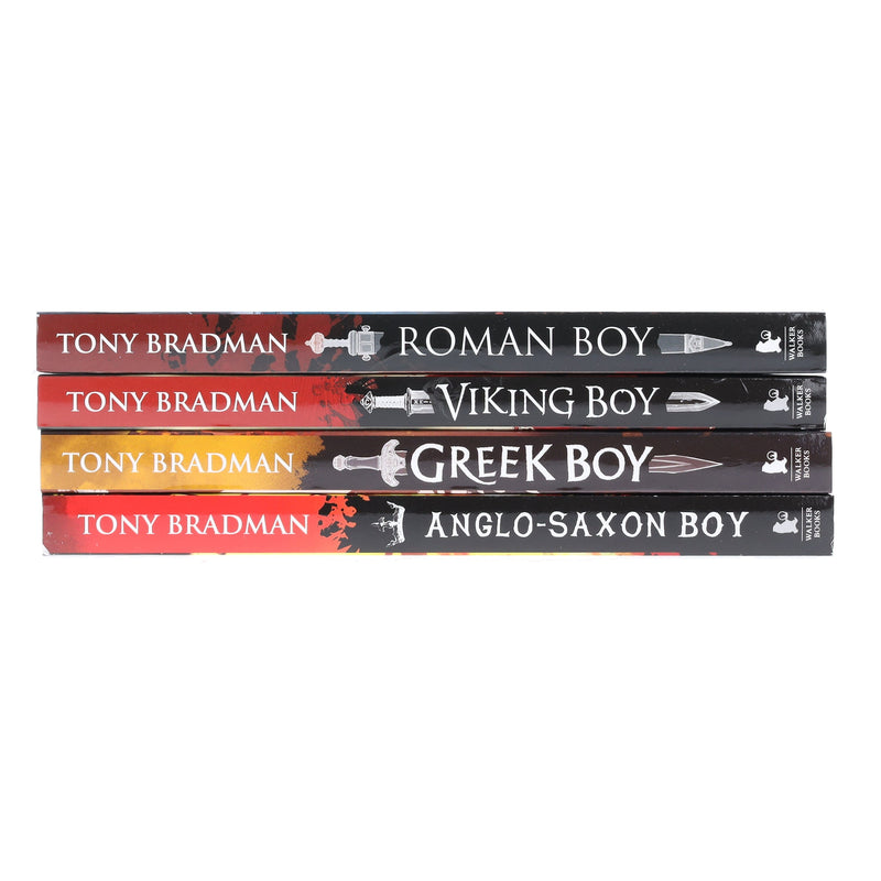 Viking Boy Series by Tony Bradman 4 Books Collection Set - Ages 9-12 - Paperback 9-14 Walker Books