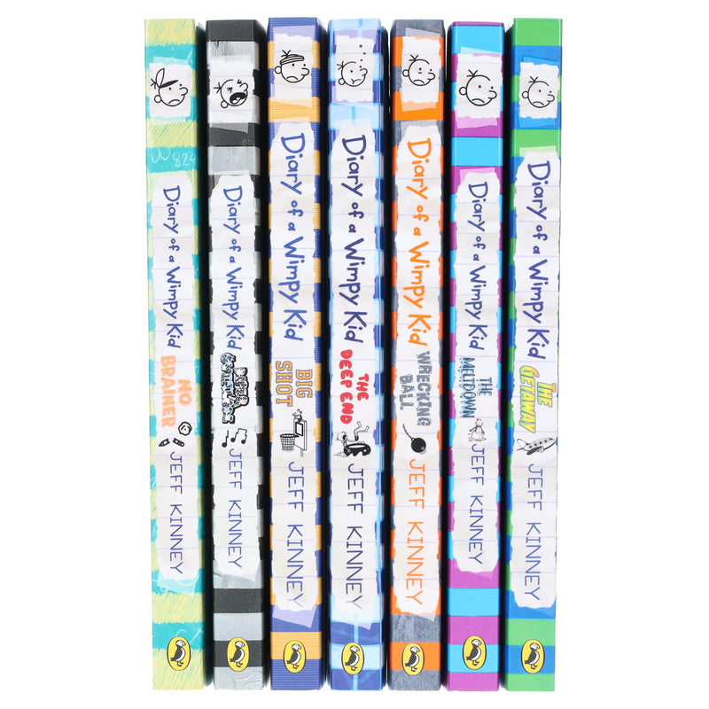 Diary of a Wimpy Kid (Book 12-18) By Jeff Kinney 7 Books Collection Set - Ages 7+ - Paperback 7-9 Penguin Random House Children's UK