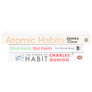 Atomic Habits, The Power of Habit & Good Habits, Bad Habits: 3 Books Collection Set - Non Fiction - Paperback Non-Fiction penguin/Macmillan