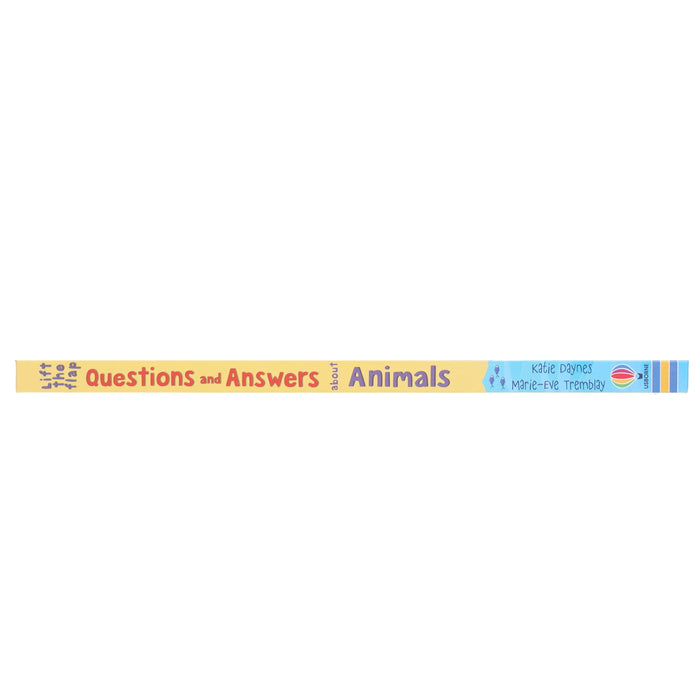 Usborne Lift-the-Flap Questions & Answers about Animals by Katie Daynes & Marie-Eve Tremblay - Ages 5+ - Board Book 5-7 Usborne Publishing Ltd