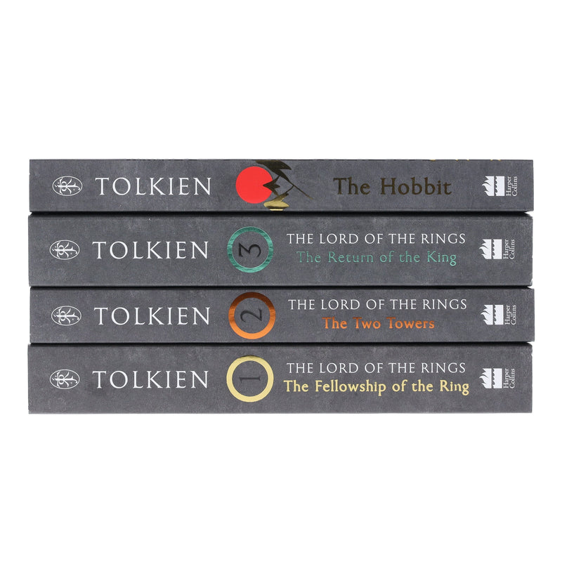 The Hobbit and The Lord of the Rings by J.R.R Tolkien 4 Books Box Set - Ages 14-16 - Paperback B2D DEALS HarperCollins Publishers