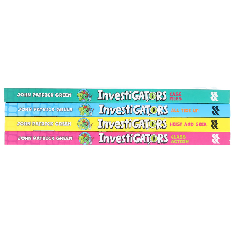 InvestiGators Series Books (6-9) by John Patrick Green 4 Books Collection Set - Ages 7-9 - Paperback Graphic Novels Macmillan