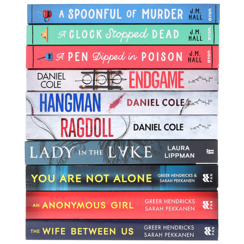 Psychological & Crime Thriller Collection Bundle 10 Books Set – Fiction - Paperback Fiction Various
