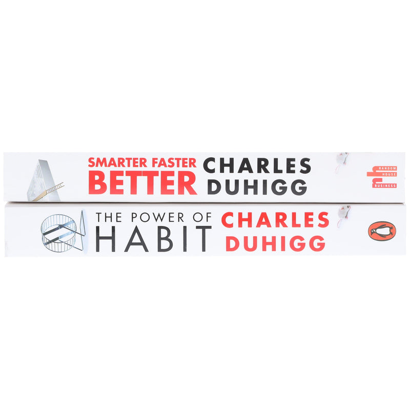 Smarter Faster Better & The Power of Habit: By Charles Duhigg 2 Books Collection Set - Non Fiction - Paperback Non-Fiction Penguin
