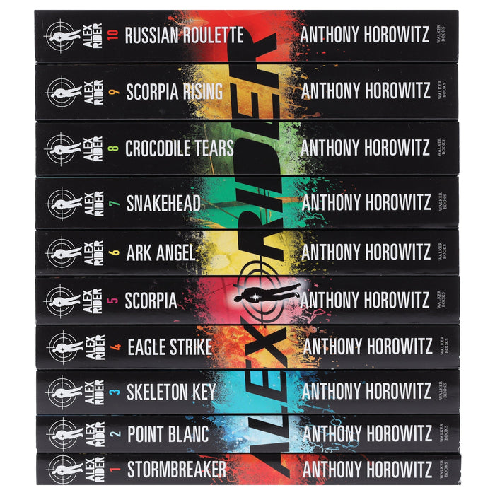 Alex Rider by Anthony Horowitz 10 Books Box Set Collection - Spy Fiction - Paperback 9-14 Walker Books Ltd