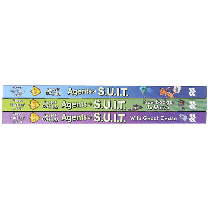 InvestiGators: Agents of S.U.I.T. Series by John Patrick Green 3 Books Collection Set - Ages 7-11 - Paperback Graphic Novels Macmillan