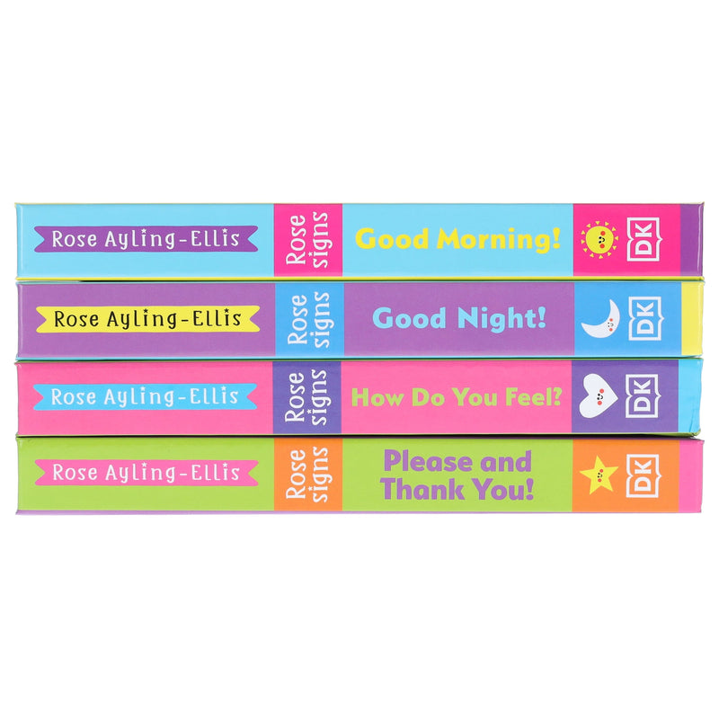 DK Rose Signs Series by Rose Ayling-Ellis Illustrated 4 Picture Books Collection Set - Ages 2-5 - Board Book 0-5 DK