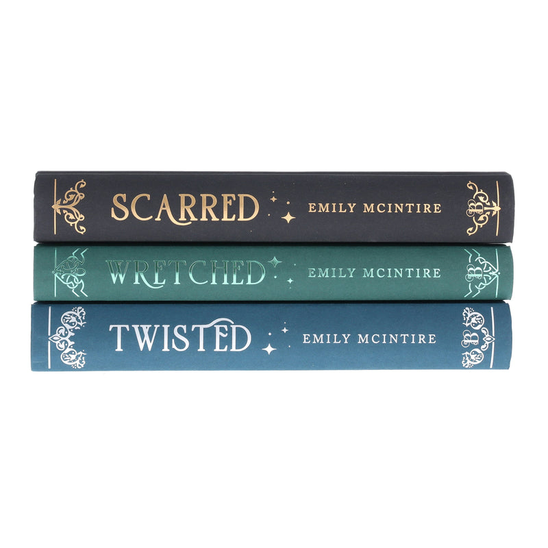 Never After Series by Emily McIntire 3 Books Collector's Edition Set (Sprayed Edges) - Fiction - Hardback Fiction Sourcebooks