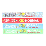Kid Normal Series 4 Books Collection Set By Greg James & Chris Smith - Ages 8-12 - Paperback 9-14 Bloomsbury Publishing PLC