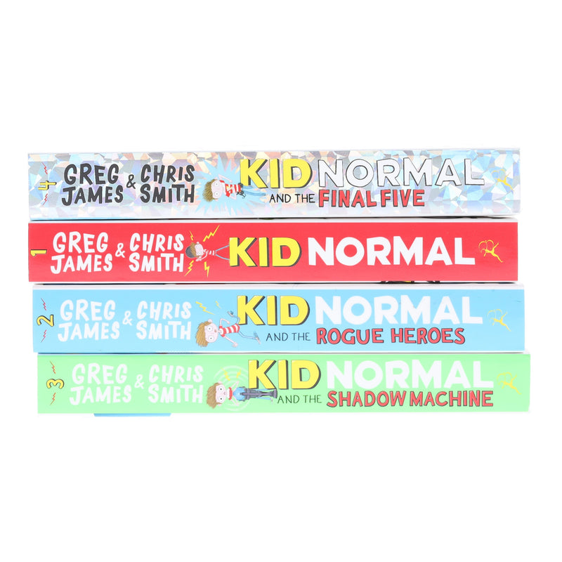 Kid Normal Series 4 Books Collection Set By Greg James & Chris Smith - Ages 8-12 - Paperback 9-14 Bloomsbury Publishing PLC