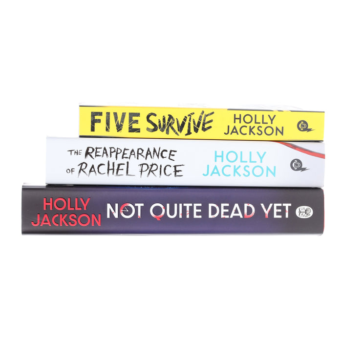 Holly Jackson's (Five Survive, The Reappearance of Rachel Price & Not Quite Dead Yet) 3 Books Collection Set - Fiction - Paperback/Hardback Fiction Penguin Random House